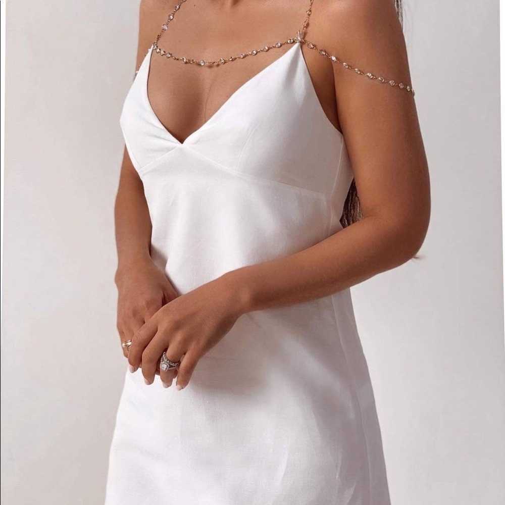 Zara jewel strap dress - size M NWT